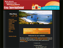 Tablet Screenshot of cruz-international.com